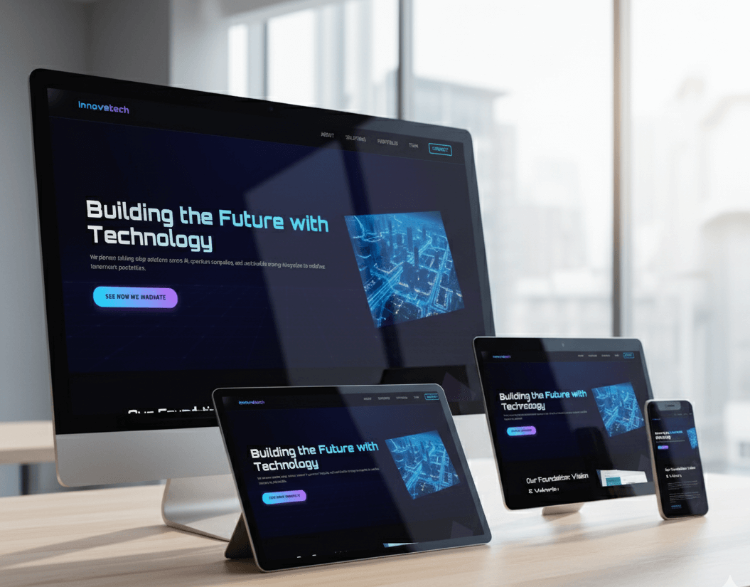 Tech startup website for a Nigerian company.